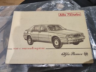 Alfa Romeo 75 Turbo Manual Proprietario
