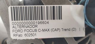 ALTERNADOR FORD FOCUS C-MAX (CAP) Trend (D)