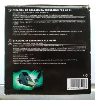 Soldador de estaño Parkside PLS 48 B1
