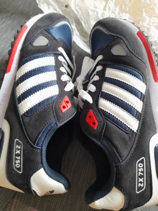 Adidas ZX 750 Zapatillas  Azul y Blanco