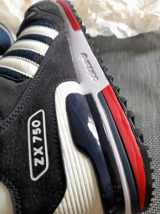 Adidas ZX 750 Zapatillas  Azul y Blanco