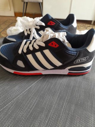 Adidas ZX 750 Zapatillas  Azul y Blanco
