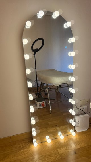 Espejo cuerpo entero con luces LED 160x60