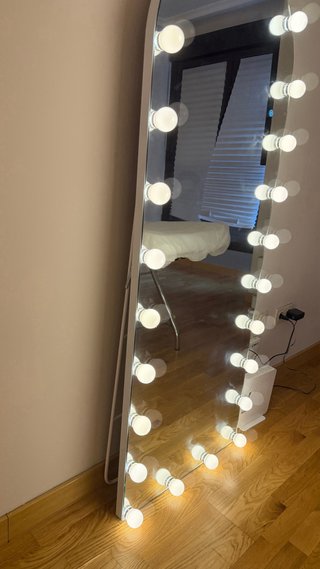 Espejo cuerpo entero con luces LED 160x60