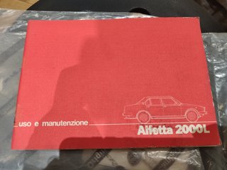 Alfa Romeo Alfetta 2000L Manual del Proprietario