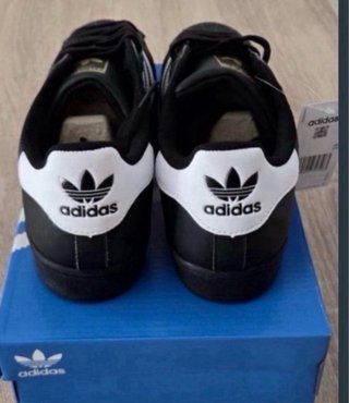 Zapatillas Adidas Superstar Negras Blancas