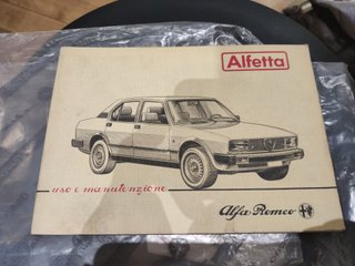 Alfa Romeo Alfetta Manual del Proprietario
