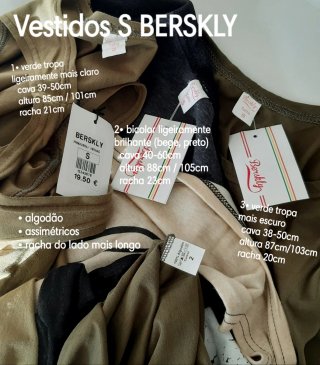 Vestidos Assimétricos BERSKLY Tamanho S - unidade