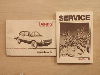 Alfa Romeo Alfetta Manual Proprietário