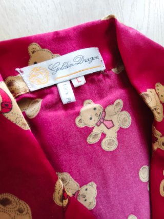 Camisón seda 100% fucsia