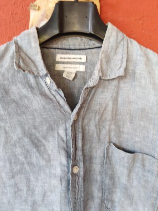 Camicia uomo Lino Amazon Essentials Tg L