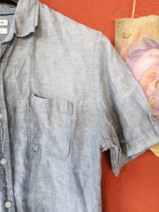 Camicia uomo Lino Amazon Essentials Tg L