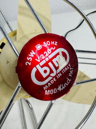 Ventilador Vintage BJM Italia Cromado