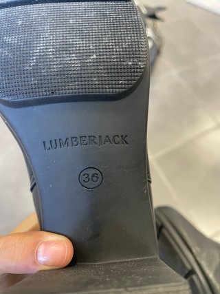 Stivali Lumberjack neri donna