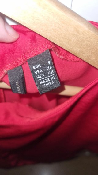 Blusa Mango Roja Talla M