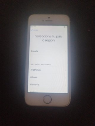 IPhone 5s de Primera Generación.