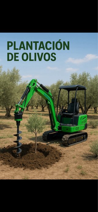 Alquiler Miniexcavadora 1.5T | Martillo, Barrena