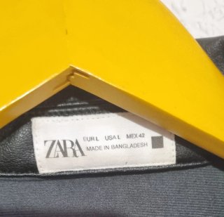 Sobrecamisa/Chaqueta Zara Hombre Negra