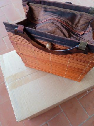 Bolso de bambú mujer