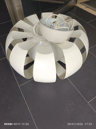 Lámpara colgante blanca Ikea Entrega en mano