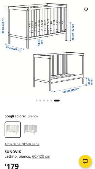 Culla lettino IKEA