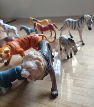 Animali Giocattolo in Plastica - Set Misto
