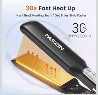 Plancha de pelo FASZIN Ionic Frizz-Free
