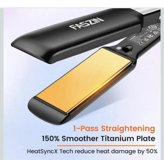 Plancha de pelo FASZIN Ionic Frizz-Free