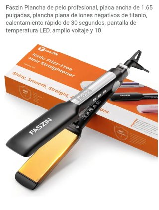 Plancha de pelo FASZIN Ionic Frizz-Free
