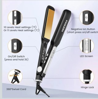Plancha de pelo FASZIN Ionic Frizz-Free