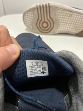 Zapatillas Lacoste Azul Marino