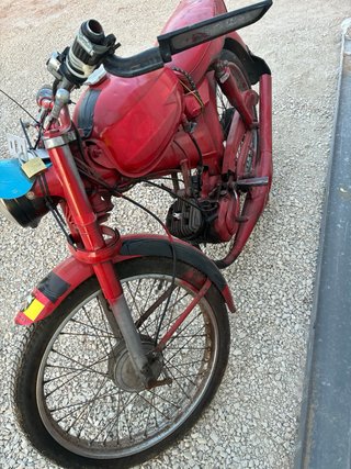 Derbi Rabasa Moped Roja