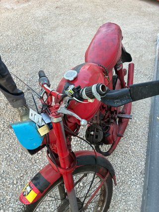 Derbi Rabasa Moped Roja