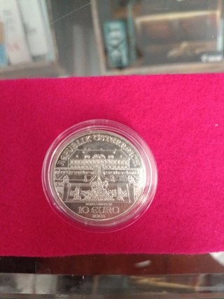 Moneda 10€ Plata Austria 2003 Castillo Hof