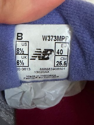 Zapatillas New Balance 373 Talla 40 Moradas