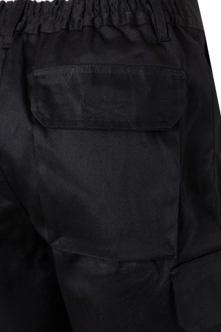 Bermudas Multibolsillos, Color Negro, TALLA 60