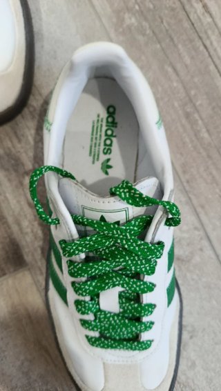 Zapatillas Adidas Samba Blancas y Verdes