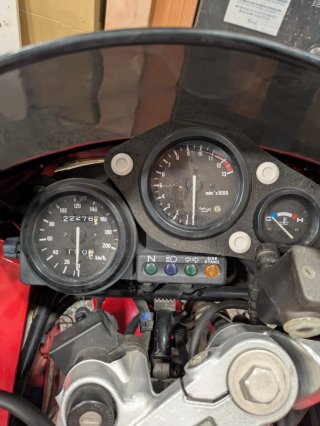 Honda NSR125 JC22 Sportbike Roja/Azul