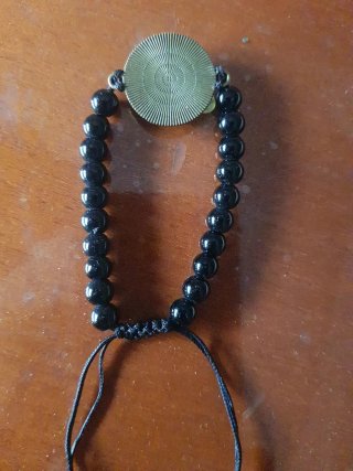Pulsera con cuentas y bandera Palestina