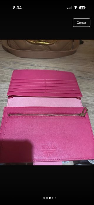 Cartera Tous Beige y Rosa