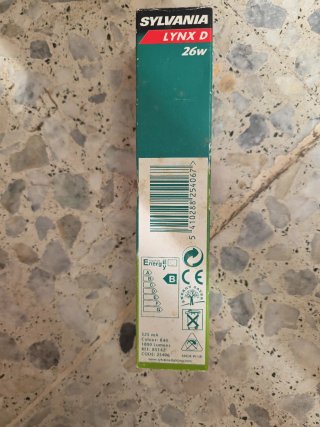Bombilla Sylvania Lynx D 26w G24d/3