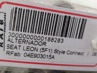 ALTERNADOR SEAT LEON (5F1) Style Connect