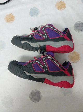 Zapatillas niño Quechua Moradas