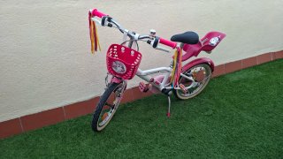 Bicicleta infantil B-Twin 14 niña