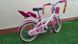 Bicicleta infantil B-Twin 14 niña