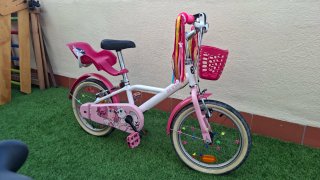 Bicicleta infantil B-Twin 14 niña