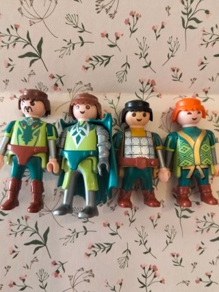 4 Figuras Playmobil Medievales
