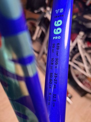 Raqueta de Tenis Azul y Naranja