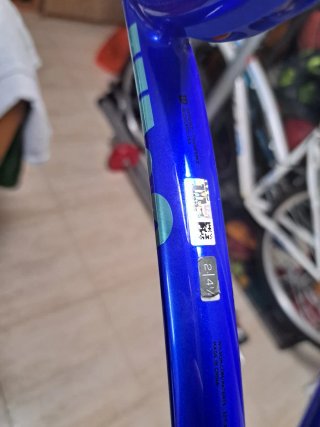Raqueta de Tenis Azul y Naranja