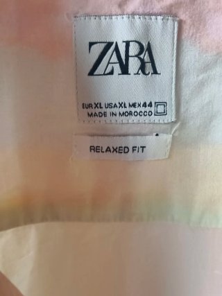 Camisa Zara Verano Talla xl